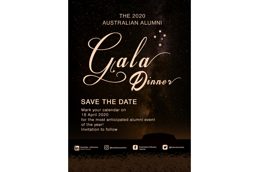 Save the Date: The 2020 Australian Alumni Gala Dinner